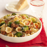 Orecchiette with Broccoli, Tomatoes and Sausage Recipe ... image