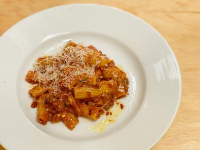 Pasta with Meat Sauce Recipe | Michael Symon | Food Network image