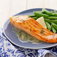 Salmon with Lemon-Dill Butter Recipe: How to Make It image
