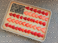 Sugar Cookie Fruit Pizza Flag – Home Baking Association image
