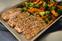 Everything Salmon Sheet Pan Dinner | Allrecipes image