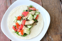 Simple Mediterranean Tacos Recipe - Mission Foods image