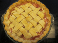 Old Fashioned Rhubarb Pie | Just A Pinch Recipes image