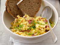 Scrambled Eggs with Ham recipe | Eat Smarter USA image