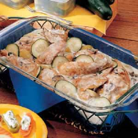Chicken with Cucumbers Recipe: How to Make It image