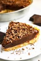 Chocolate Peanut Butter Pie {No Bake} - CakeWhiz image