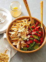 Pasta with Chicken, Spinach, Tomatoes, and Feta Cheese ... image
