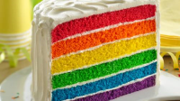 RAINBOW CAKE IN ONE PAN RECIPES