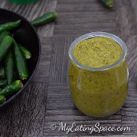 Green Chili Sauce / Homemade Chilli Sauce - My Eating Space image
