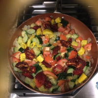 Tomato Zucchini Squash Skillet Recipe | Allrecipes image