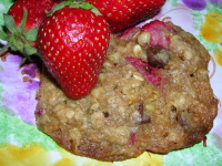 Jumbo Strawberry and Chocolate Oatmeal Cookies Recipe ... image