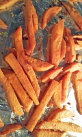 Baked Parmesan and Garlic Sweet Potato Fries Recipe - Food.com image