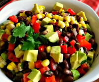 Black Bean Salad With Lime-Cilantro Vinaigrette Recipe ... image