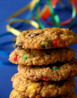 Chewy Oatmeal and M&M cookies Recipe - Food.com image