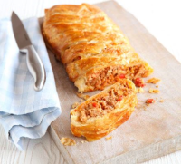 Sausage plait recipe | BBC Good Food image