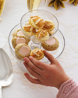 Iced Thumbprint Cookies Recipe | Martha Stewart image