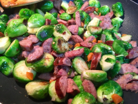 Savory Brussels Sprouts With Smoked Sausage Recipe - Food.com image