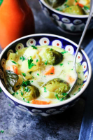 Brussels Sprouts Soup Recipe (European Style) - Eating European - European & Mediterranean Recipes - Eating European image