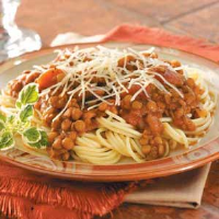 Hearty Lentil Spaghetti Recipe: How to Make It image