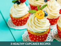 3 Healthy Cupcakes Recipes - Bakingo Blog image