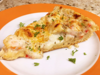 White Sauce Seafood Pizza Recipe - Food.com image