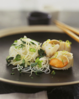 SCALLOPS AND RICE NOODLES RECIPES