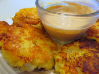 Cheese Potato Pancakes and Chili Sauce Recipe - Food.com image