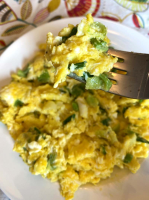 Scrambled Eggs With Green Onions – Melanie Cooks image