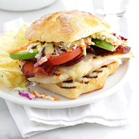 Loaded Grilled Chicken Sandwich Recipe: How to Make It image