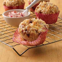 Coconut Streusel Muffins With Strawberry Butter Recipe ... image