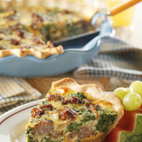 SAUSAGE AND SPINACH QUICHE RECIPES