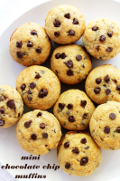 Mini Chocolate Chip Muffins Recipe | Diethood image