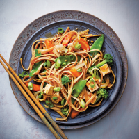 Slow-Cooker Tofu Lo Mein Recipe | EatingWell image