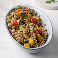 Quinoa with Roasted Vegetables Recipe: How to Make It image
