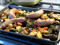 Sausage and Vegetable Sheet Pan Dinner Recipe | Allrecipes image