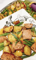 Sheet Pan Dinner with Sausage and Vegetables Recipe ... image