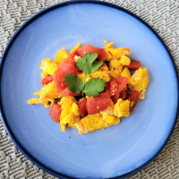 Scrambled Eggs and Tomatoes Recipe | Allrecipes image