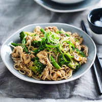 Tofu 'mince' stir-fry with soba noodles | Healthy Recipe ... image
