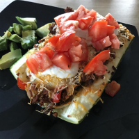Taco-Stuffed Zucchini Boats Recipe | Allrecipes image