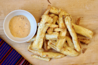Air Fryer Yuca Fries | JUST THE DARN RECIPE image
