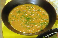 Pumpkin and Black Bean Soup Recipe | Rachael Ray | Food ... image