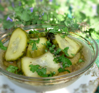 Pickled Fresh Cucumbers Recipe - Food.com image