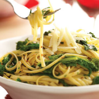 Broccoli Rabe & Garlic Pasta Recipe: How to Make It image