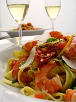 Easy Spicy Shrimp Pasta - Low Fat Recipe - Food.com image