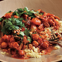 Spicy Moroccan Chickpeas Recipe | MyRecipes image