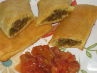 Spicy Jamaican Meat Pies With Island Salsa Recipe - Food.com image