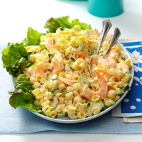 Chilled Shrimp Pasta Salad Recipe: How to Make It image