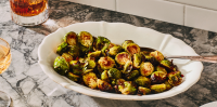 Roasted Brussels Sprouts with Garlic and Pancetta Recipe ... image