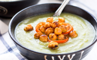 Cauliflower Soup With Leek and Potato [Vegan] - One Green ... image