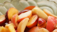 Macerated peaches Recipe | Good Food image
